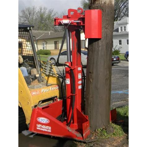 skid steer pole handler|pole setters for sale.